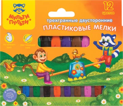 Пластиковые мелки Мульти-пульти Приключения Енота / PC_20135
