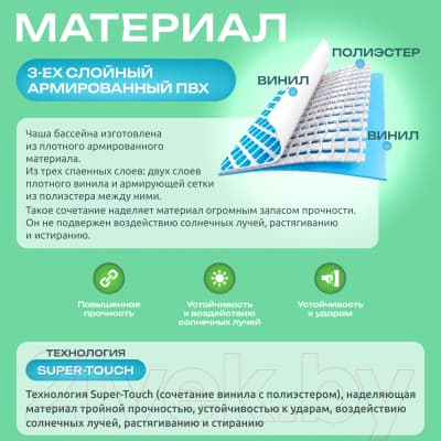 Каркасный бассейн Intex Prism Frame / 26710NP 2