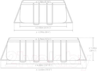 Каркасный бассейн Intex Prism Frame / 26788NP 4
