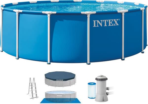 Каркасный бассейн Intex Metal Frame / 28242NP 2