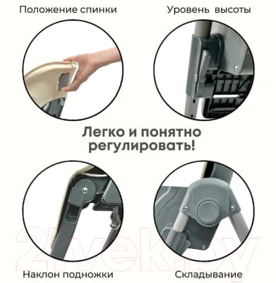 Стульчик для кормления Bubago Amelia / BG 103-4 9