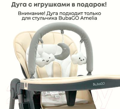 Стульчик для кормления Bubago Amelia / BG 103-4 4