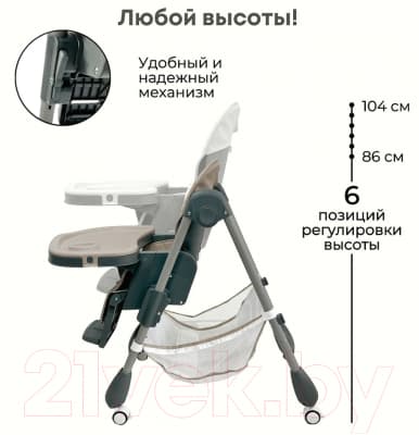 Стульчик для кормления Bubago Amelia / BG 103-1 10