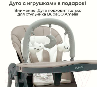 Стульчик для кормления Bubago Amelia / BG 103-1 4