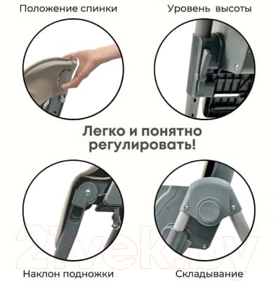 Стульчик для кормления Bubago Amelia / BG 103-1 8