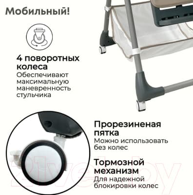 Стульчик для кормления Bubago Amelia / BG 103-1 6