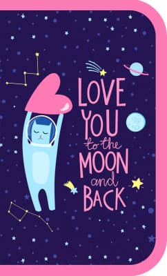Пенал ArtSpace To the moon and back / ПК1_49655