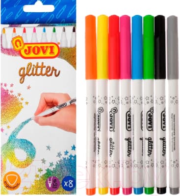 Фломастеры Jovi Glitter / 1608G 2