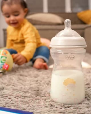 Бутылочка для кормления Chicco Natural Feeling силиконовая соска с флексорами / 00081335300000 2
