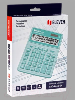 Калькулятор Eleven SDC-444X-GN 6