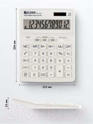 Калькулятор Eleven SDC-444X-WH 8
