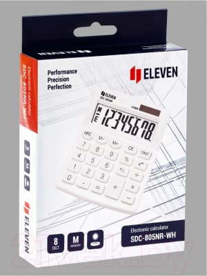 Калькулятор Eleven SDC-805NR-WH 4