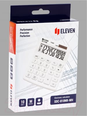 Калькулятор Eleven SDC-810NR-WH 4