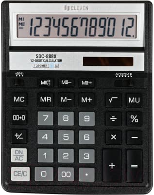 Калькулятор Eleven SDC-888X-BK 2