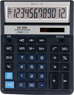 Калькулятор Eleven SDC-888X-BL 2
