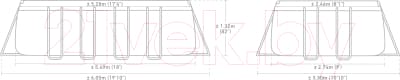 Каркасный бассейн Intex Ultra Frame / 26356 9