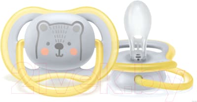 Пустышка Philips AVENT Ultra Air Мишка / SCF086/76 2
