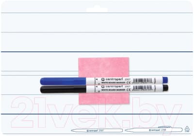 Доска для рисования Centropen + маркер / 5 7719 0201 3