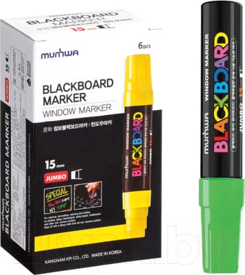 Маркер меловой MunHwa Black Board Jumbo / JBM15-04 4