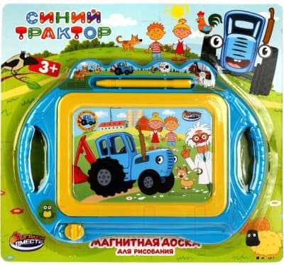 Доска для рисования Играем вместе Синий трактор / B247-H27006-BTR 4