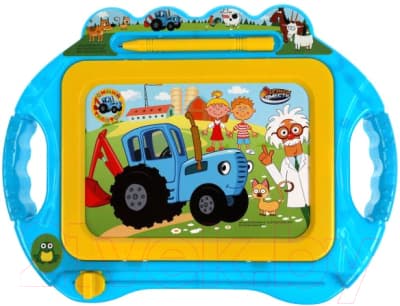 Доска для рисования Играем вместе Синий трактор / B247-H27006-BTR