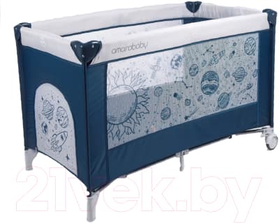 Кровать-манеж Amarobaby Multiform Space / AMARO-26MSP-Si