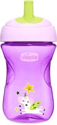 Поильник Chicco Advanced Cup Единорог с трубочкой / 00006941120180