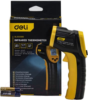 Инфракрасный термометр Deli DL333380 4
