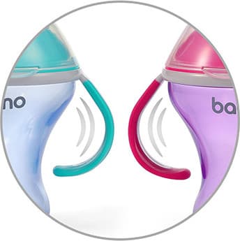 Поильник BabyOno Natural Nursing c мягким носиком 3м+ / 1456/02 8