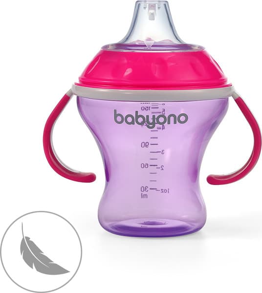 Поильник BabyOno Natural Nursing c мягким носиком 3м+ / 1456/02 5