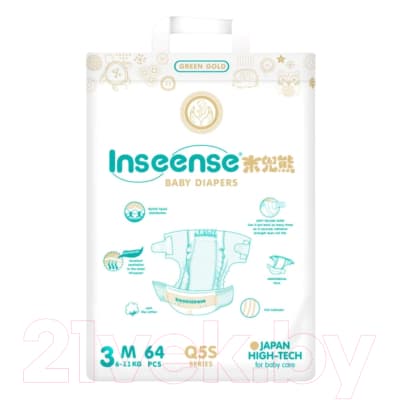 Подгузники детские Inseense Q5S M 6-11 кг / Ins72751 2