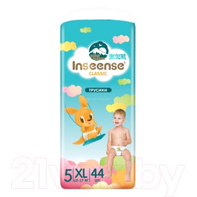 Подгузники-трусики детские Inseense Classic XL 12-17 кг / InsCXL44Blue 3