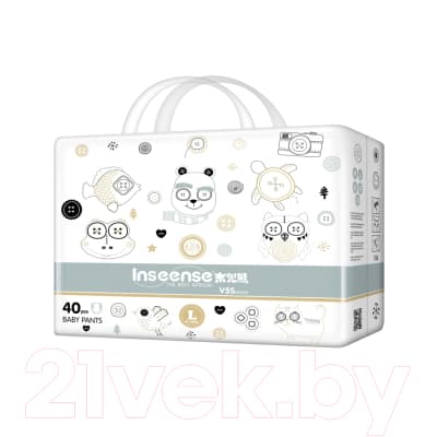 Подгузники-трусики детские Inseense V5S L 9-14кг / Ins40green 2