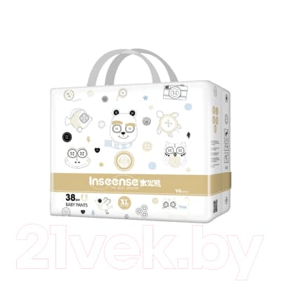 Подгузники-трусики детские Inseense Супертонкие V6 XL 12-17 кг/ Ins38gold 2