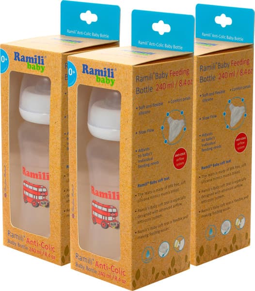 Набор бутылочек для кормления Ramili Baby ML240X3 2