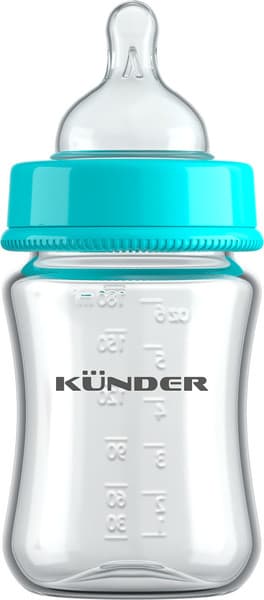 Бутылочка для кормления Kunder Силиконовая соска S / 22234 3