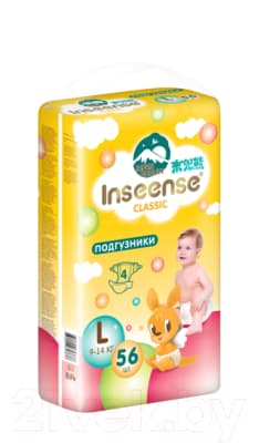 Подгузники детские Inseense Classic L 9-14 кг / InsCL56Yel 2