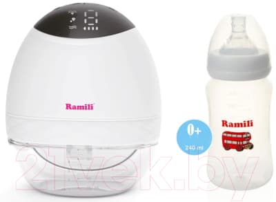 Молокоотсос электрический Ramili Двухфазный SE500 с бутылочкой / SE500240ML 7