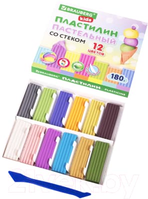 Пластилин Brauberg Kids / 106681 4