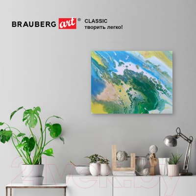 Акриловые краски Brauberg Art Classic. Флюид Арт Pouring Paint / 192236 10