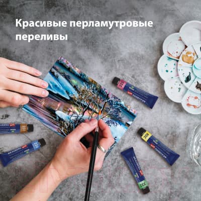 Акриловые краски Brauberg Art / 192244 5