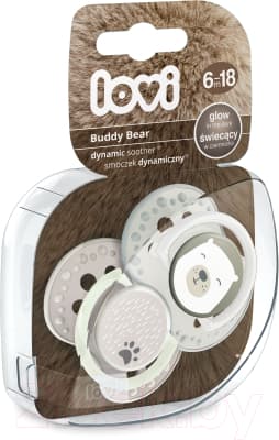 Набор пустышек Lovi Buddy bear динамичная / 22/865 2