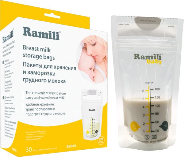 Набор пакетов для хранения молока Ramili Baby BMB40 4