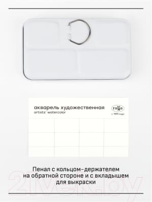 Акварельные краски ГАММА Старый Мастер / 200622_0112 4