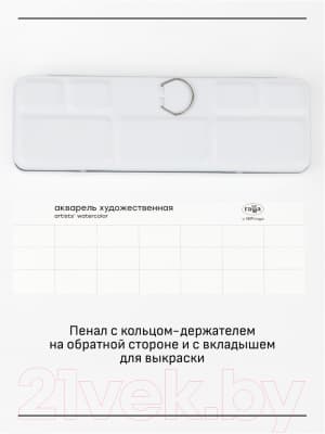 Акварельные краски ГАММА Старый Мастер / 200622_0121 5