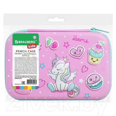 Пенал Brauberg Kids. Unicorn Dreams / 271557 7