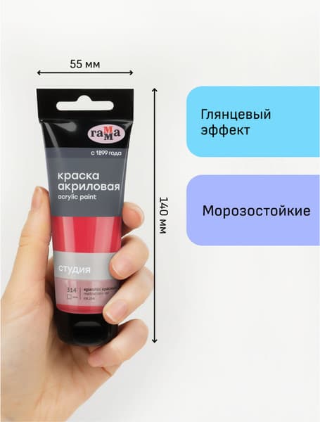 Акриловая краска ГАММА Студия 314 / 280220314 4