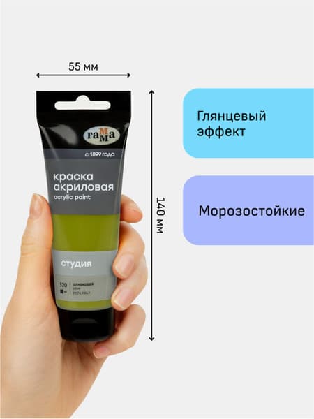 Акриловая краска ГАММА Студия 520 / 280220520 4