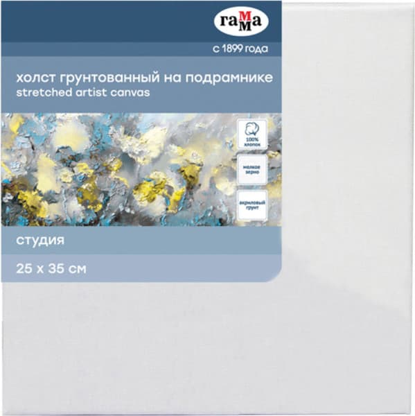 Холст для рисования ГАММА Студия 25x35см / 60220203