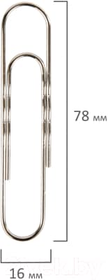 Скрепки Brauberg 270450 6